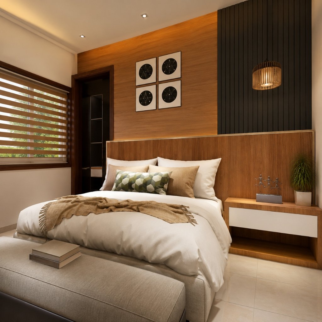 Premium master bedroom at ABS Lantern Apartments
